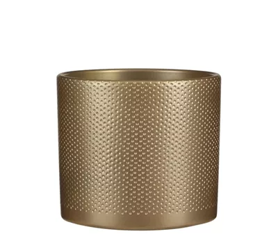 Era Topf rund gold relief