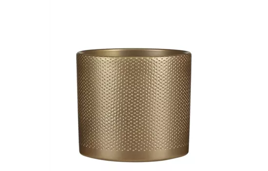 Era Topf rund gold relief