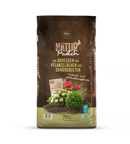 Naturmulch zum Abdecken