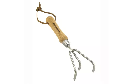 Hand 3 Zinken Grubber Esche