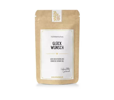 Glückwunsch - Früchtetee
