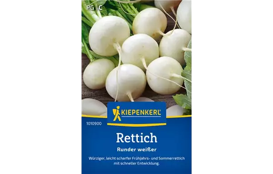 Rettich Runder weißer