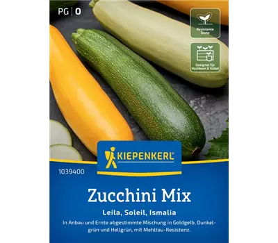 Zucchini Mix Leila, Soleil, Ismalia, F1