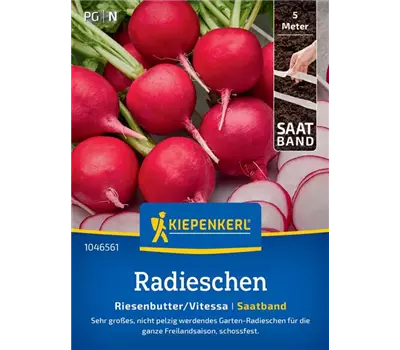 Radieschen Riesenbutter/Vitessa, Saatband