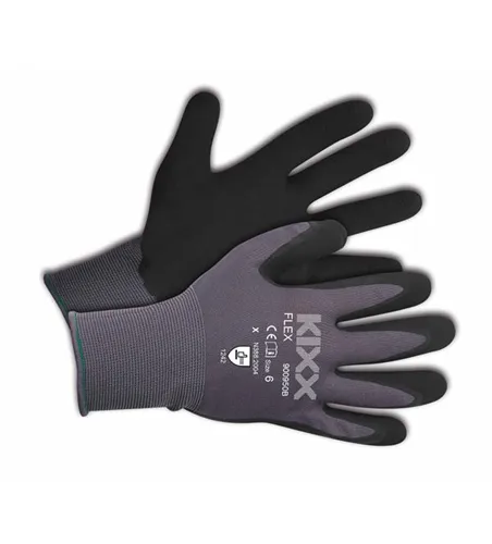 KIXX Flex Handschuh Nylon/Latex Gr. 6