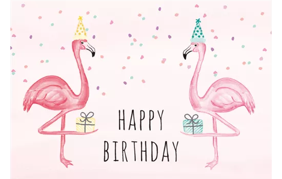 Happy Birthday - Mini-Karte