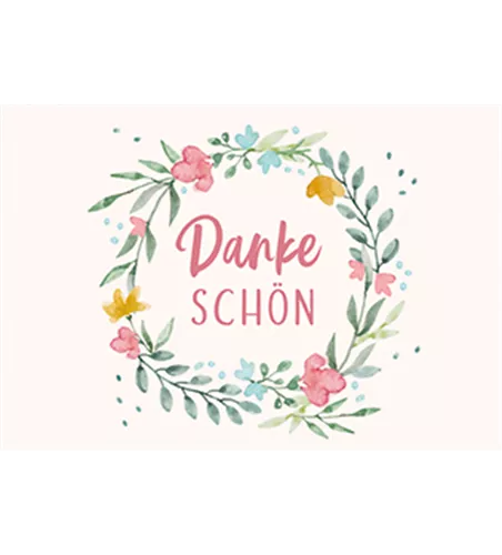 Dankeschön - Mini-Karte
