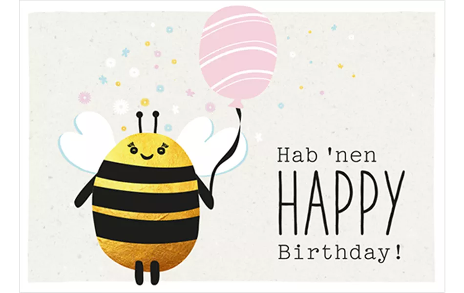 Hab 'nen Happy Birthday! - Mini-Karte