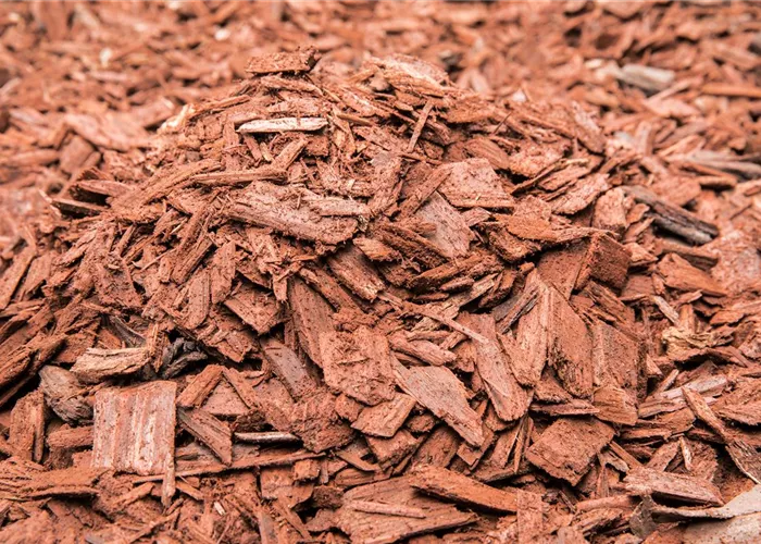 Rindenmulch und Pinienrinden