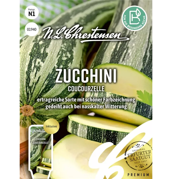 Cucurbita pepo subsp. pepo convar. giromontiina 'Coucourzelle'