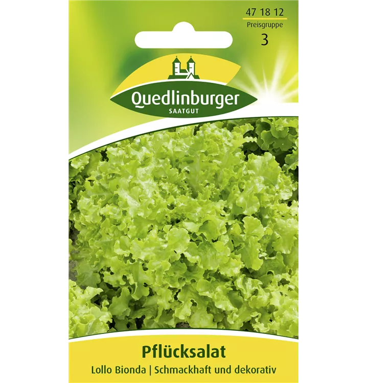Lactuca sativa var. crispa 'Lollo bionda'