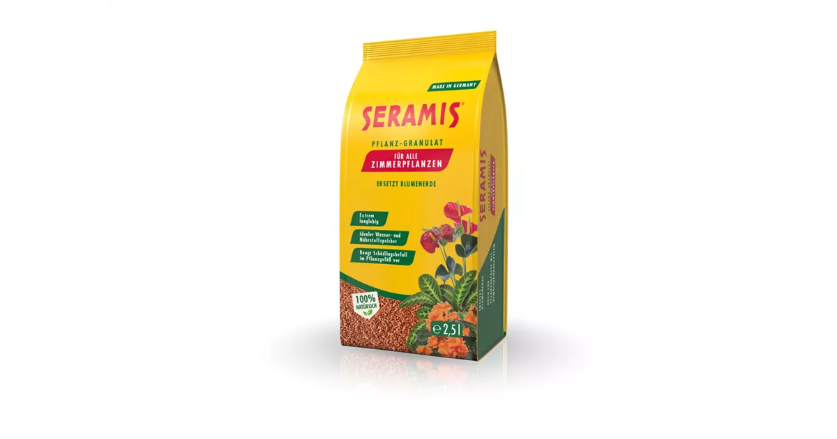 Seramis Pflanzgranulat fr Zimmerpflanzen, Wasserspeicher - 1A Garten Ammer
