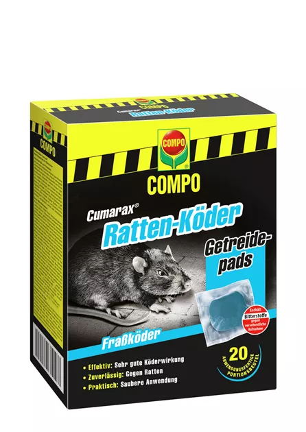 Compo CUMARAX Ratten-Kder Getreide - 1A Garten Ammer