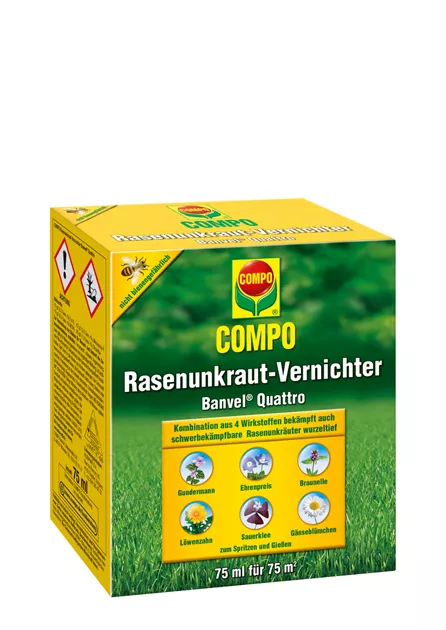 Compo Rasenunkrautvernichter Banvel Quattro - 1A Garten Ammer