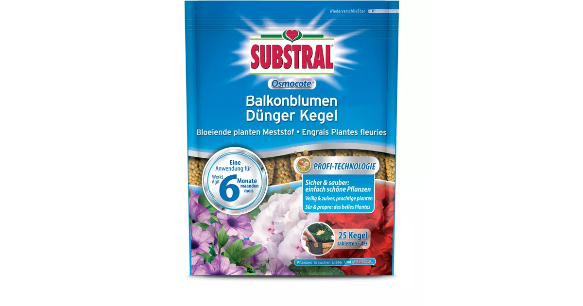 Substral Osmocote Balkonblumen Dnger Kegel - 1A Garten Ammer