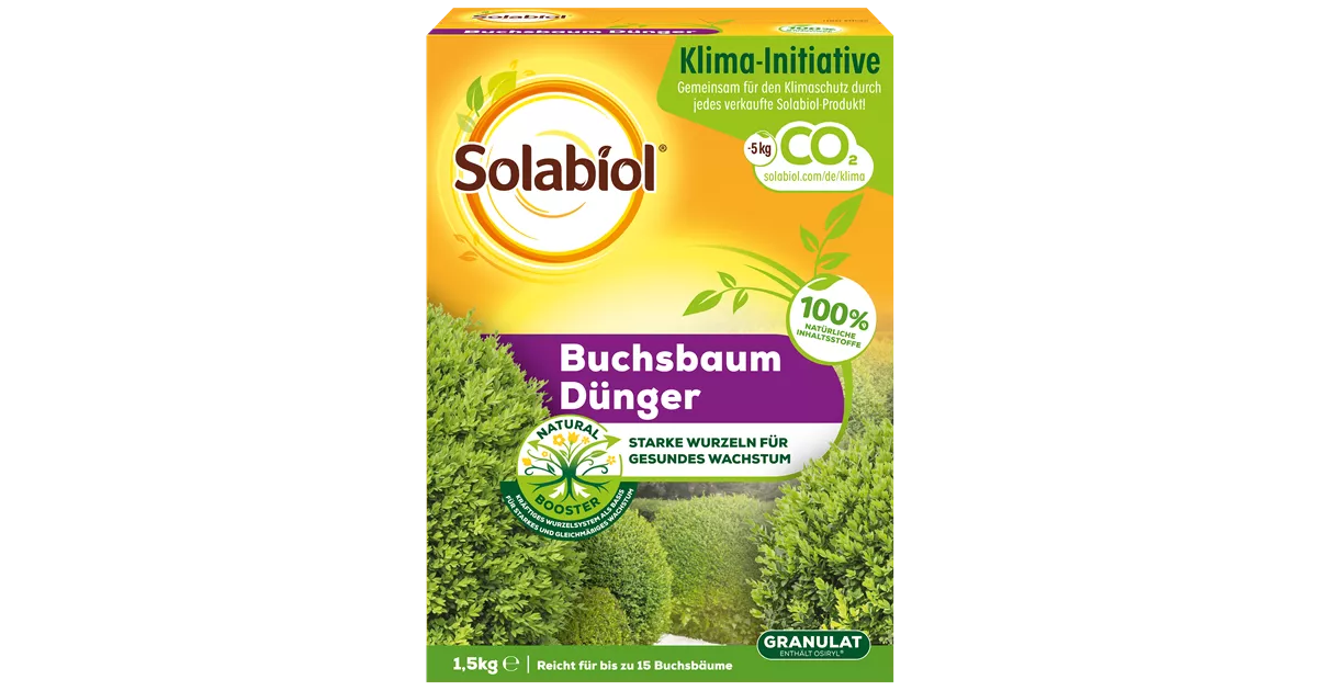 Solabiol Buchsbaum Dnger, Starke Wurzeln fr gesundes Wachstum - 1A  Garten Ammer