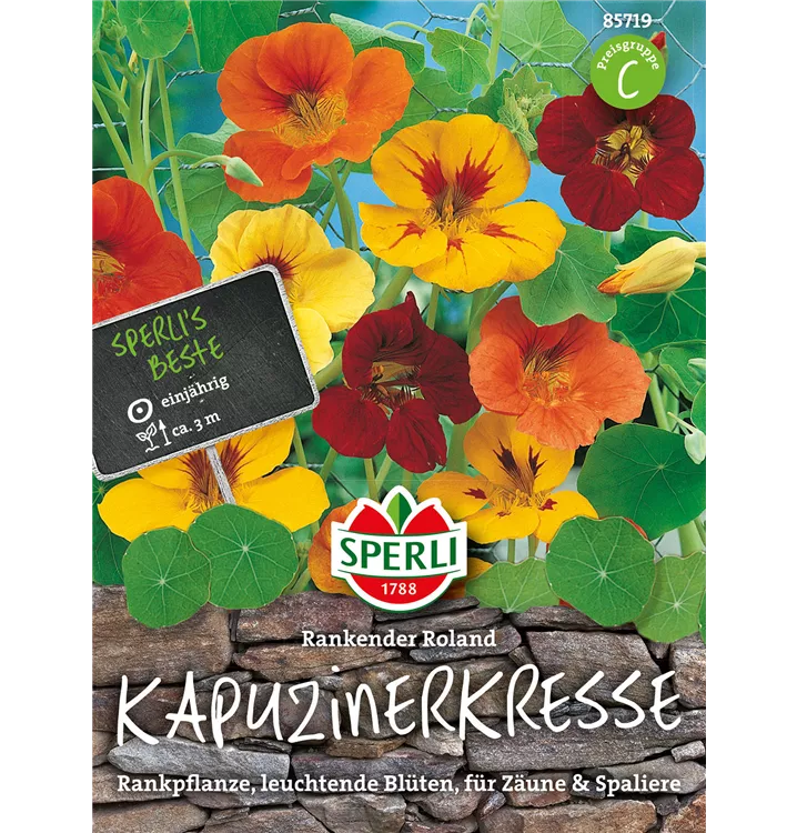 Tropaeolum majus 'Rankender Roland'