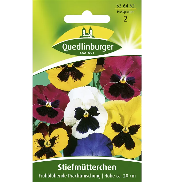 Viola x wittrockiana 'Frühblühende Prachtmischung'