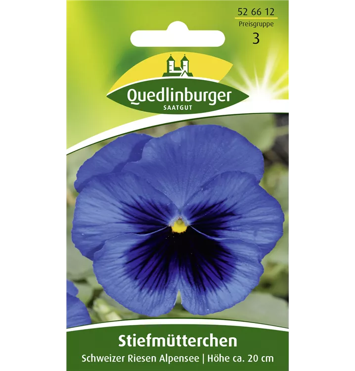 Viola x wittrockiana 'Schweizer Riesen Alpensee'