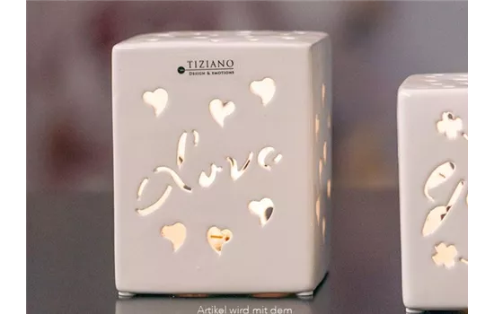 Würfel Tuardo Liebe LED creme Würfel Tuardo Liebe LED creme
