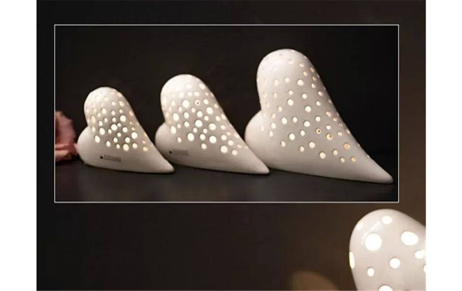 Herz Belvina liegend LED creme Herz Belvina liegend LED creme