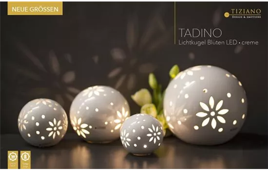 Lichtkugel Tadino LED creme Lichtkugel Tadino LED creme