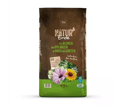 Naturerde für Blumen und Pflanzen im Haus und Gart