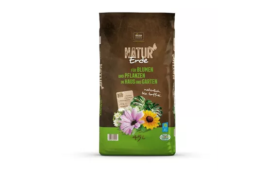 Naturerde für Blumen und Pflanzen im Haus und Gart