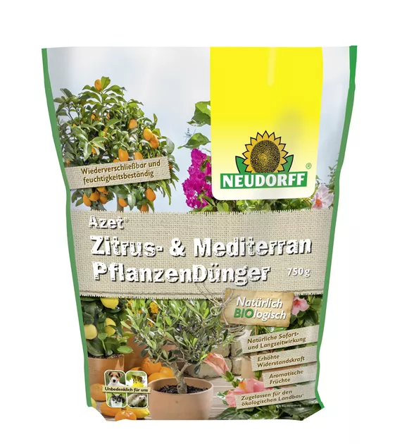 Azet Zitrus- & Mediterranpflanzen Dnger 750g, Neudorff, Dnger Online und  vor Ort kaufen - 1A Garten Ammer