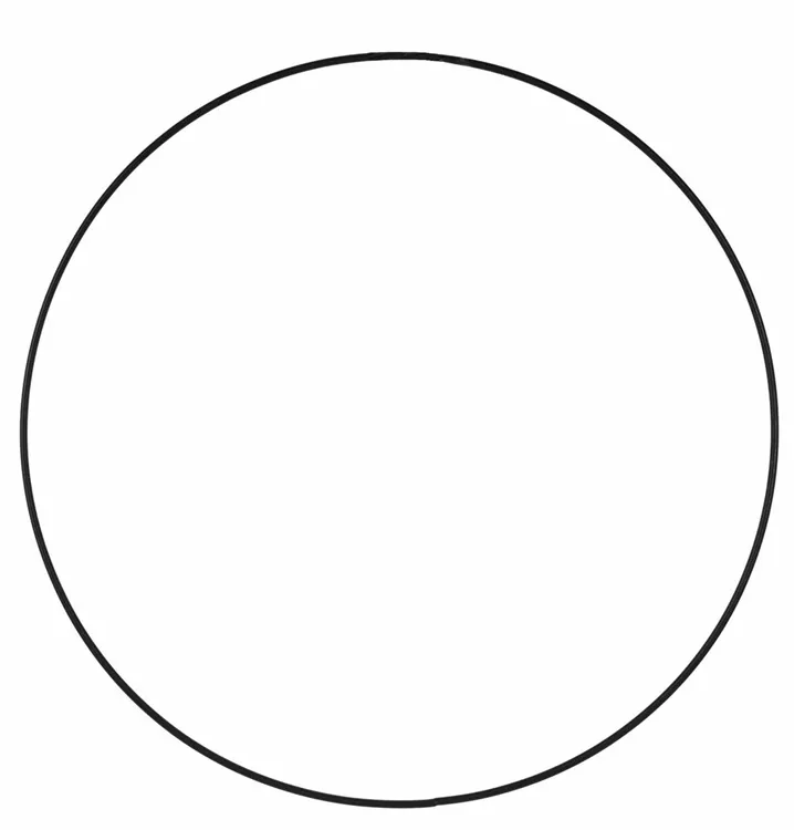 Ring Metall D30cm schwarz Ring Metall D30cm schwarz