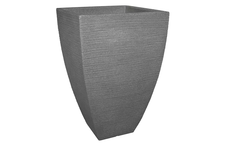 Rillentopf quadrat D40cm H60cm