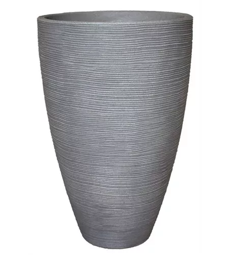 Rillentopf rund beton D40cm H60cm