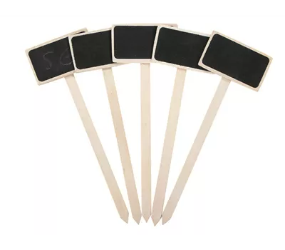 Holz-Pflanzschilder 21 x 7cm, 5 Stück Holz-Pflanzschilder 21 x 7cm, 5 Stück