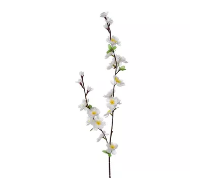 Blütenzweig 86cm weiß