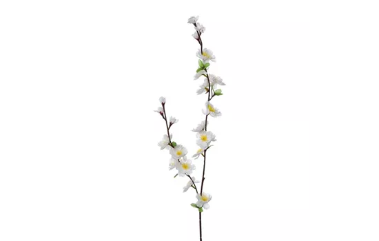Blütenzweig 86cm weiß
