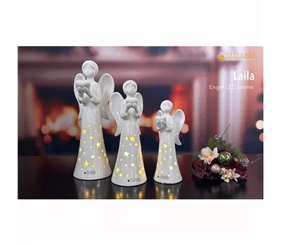 Engel Laila Sternenkleid LED mit Fernbedienung + T Engel Laila Sternenkleid LED mit Fernbedienung + T