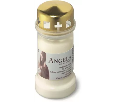 Grablicht Angela Nr3 mit Deckel Weiß Grablicht Angela Nr3 mit Deckel Weiß