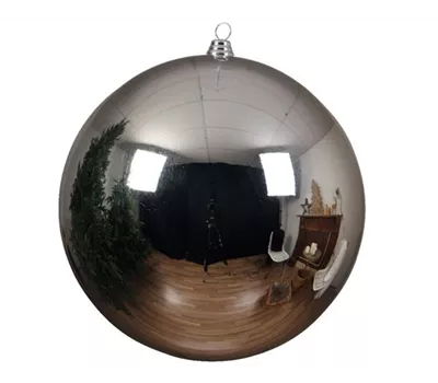 Kugel bruchfest glanz silber D14cm Kugel bruchfest glanz silber D14cm