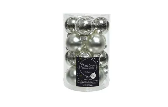 Kugeln Glas 3,5cm silber Kugeln Glas 3,5cm silber