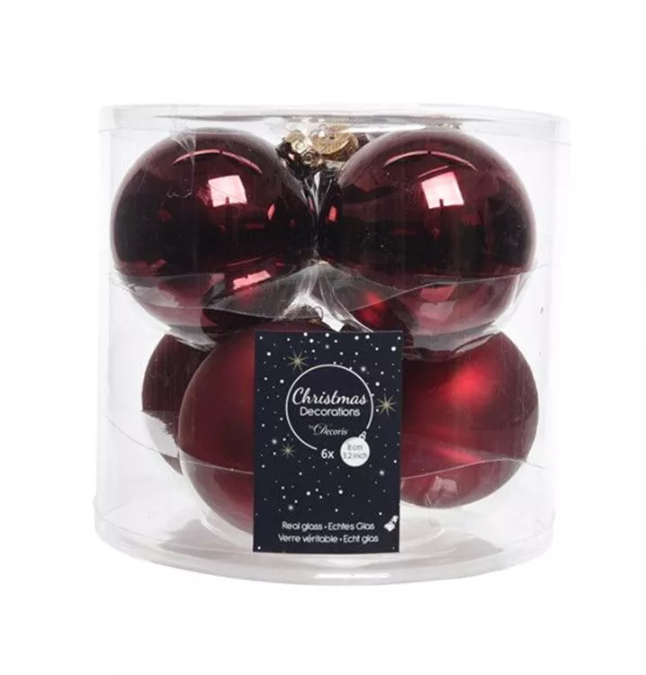 Glanz / matt mix ; 6 Stück