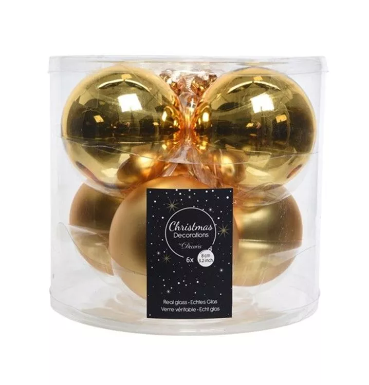 Glanz / matt mix ; 6 Stück