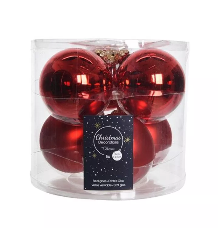 Glanz / matt mix ; 6 Stück