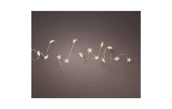 LED Micro Sterne 95cm 20L warm weiß