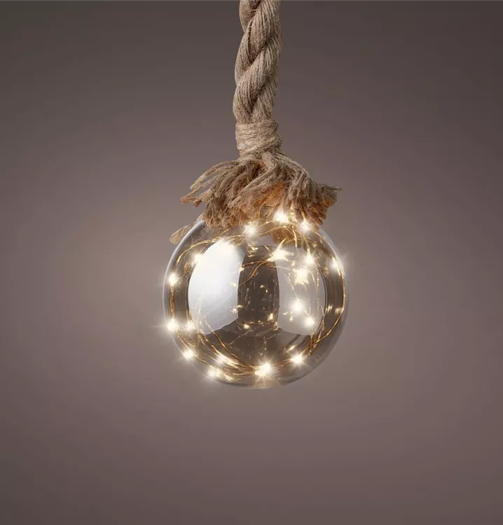 Glas rauchig / Licht klassisch warm