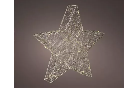 Micro LED Stern Draht L5-W30-H29cm Micro LED Stern Draht L5-W30-H29cm