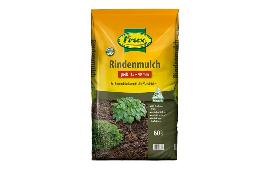 Rindenmulch 60 Liter grob 15-40mm Rindenmulch 60 Liter grob 15-40mm
