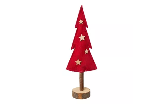 Holz Baum mit Stoff Cord Holz Baum mit Stoff Cord