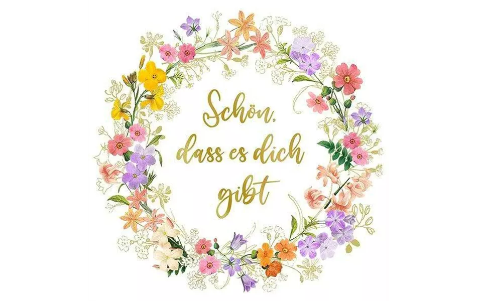 Servietten "Schön dass es dich gibt"