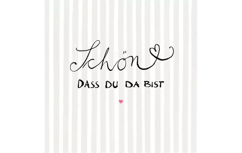Servietten "Schön dass du da bist"