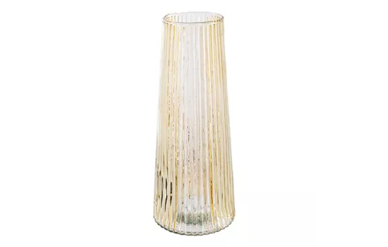 Glas Vase geriffelt ANNA Glas Vase geriffelt ANNA
